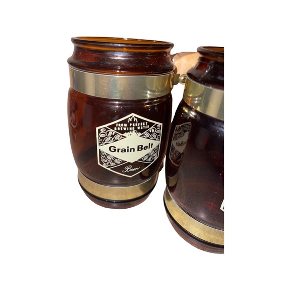 Siesta Ware : Vintage Grain Belt Brewery Beer Glasses : Minnesota Craft Brew - Picture 3 of 4